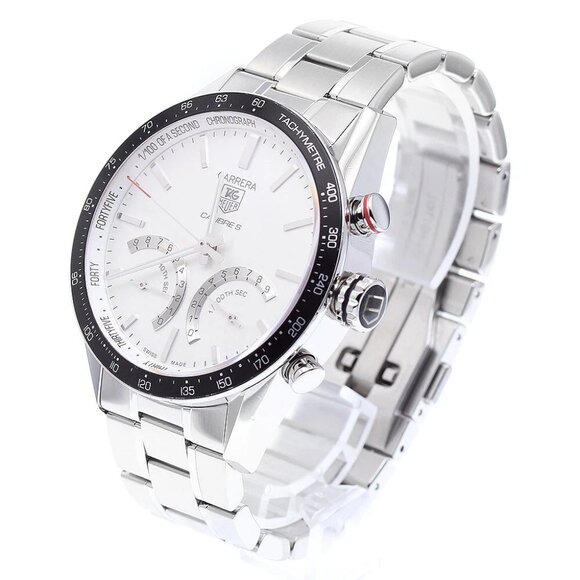 TAG HEUER Carrera CV7A13.BA0795 Chronograph caliber S Quartz Men's_886126 - Picture 1 of 7